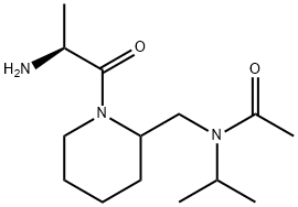 N-[1-((S)-2-AMino-propionyl)-piperidin-2-ylMethyl]-N-isopropyl-acetaMide Struktur