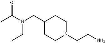 N-[1-(2-AMino-ethyl)-piperidin-4-ylMethyl]-N-ethyl-acetaMide Struktur