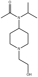 N-[1-(2-Hydroxy-ethyl)-piperidin-4-yl]-N-isopropyl-acetaMide Struktur