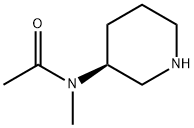 N-Methyl-N-(S)-piperidin-3-yl-acetaMide Struktur