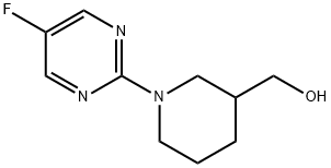 [1-(5-Fluoro-pyrimidin-2-yl)-piperidin-3-yl]-methanol Struktur