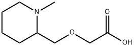 (1-Methyl-piperidin-2-ylMethoxy)-acetic acid Struktur