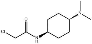 (1R,4R)-2-Chloro-N-(4-diMethylaMino-cyclohexyl)-acetaMide Struktur