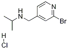 (2-BroMo-pyridin-4-ylMethyl)-isopropyl-aMine hydrochloride Struktur