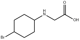 (4-BroMo-cyclohexylaMino)-acetic acid Struktur