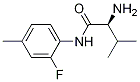 (S)-2-AMino-N-(2-fluoro-4-Methyl-phenyl)-3-Methyl-butyraMide Struktur