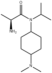 (S)-2-AMino-N-(4-diMethylaMino-cyclohexyl)-N-isopropyl-propionaMide Struktur