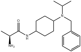 (S)-2-AMino-N-[4-(benzyl-isopropyl-aMino)-cyclohexyl]-propionaMide Struktur