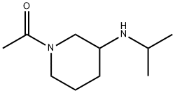 1-(3-IsopropylaMino-piperidin-1-yl)-ethanone Struktur