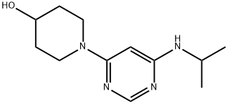 1-(6-IsopropylaMino-pyriMidin-4-yl)-piperidin-4-ol Struktur