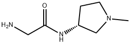 2-AMino-N-((R)-1-Methyl-pyrrolidin-3-yl)-acetaMide Struktur