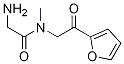 2-AMino-N-(2-furan-2-yl-2-oxo-ethyl)-N-Methyl-acetaMide Struktur