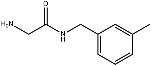 2-AMino-N-(3-Methyl-benzyl)-acetaMide Struktur