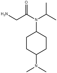 2-AMino-N-(4-diMethylaMino-cyclohexyl)-N-isopropyl-acetaMide Struktur