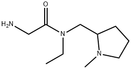 2-AMino-N-ethyl-N-(1-Methyl-pyrrolidin-2-ylMethyl)-acetaMide Struktur