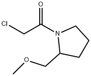 2-Chloro-1-(2-MethoxyMethyl-pyrrolidin-1-yl)-ethanone Struktur