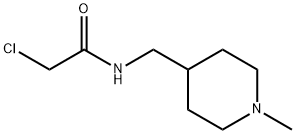 2-Chloro-N-(1-Methyl-piperidin-4-ylMethyl)-acetaMide Struktur