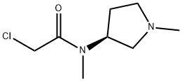 2-Chloro-N-Methyl-N-((S)-1-Methyl-pyrrolidin-3-yl)-acetaMide Struktur