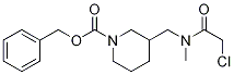 3-{[(2-Chloro-acetyl)-Methyl-aMino]-Methyl}-piperidine-1-carboxylic acid benzyl ester Struktur