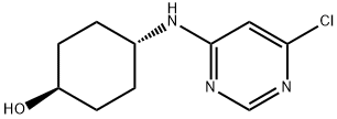 4-(6-Chloro-pyriMidin-4-ylaMino)-cyclohexanol Struktur