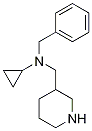 Benzyl-cyclopropyl-piperidin-3-ylMethyl-aMine Struktur