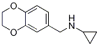 Cyclopropyl-(2,3-dihydro-benzo[1,4]dioxin-6-ylMethyl)-aMine Struktur