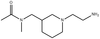 N-[1-(2-AMino-ethyl)-piperidin-3-ylMethyl]-N-Methyl-acetaMide Struktur