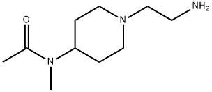 N-[1-(2-AMino-ethyl)-piperidin-4-yl]-N-Methyl-acetaMide Struktur