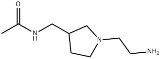 N-[1-(2-AMino-ethyl)-pyrrolidin-3-ylMethyl]-acetaMide Struktur