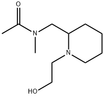 N-[1-(2-Hydroxy-ethyl)-piperidin-2-ylMethyl]-N-Methyl-acetaMide Struktur