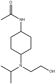 N-{4-[(2-Hydroxy-ethyl)-isopropyl-aMino]-cyclohexyl}-acetaMide Struktur