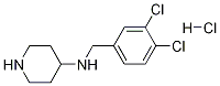 (3,4-Dichloro-benzyl)-piperidin-4-yl-amine hydrochloride Struktur