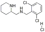 (2,6-Dichloro-benzyl)-piperidin-2-ylmethyl-amine hydrochloride Struktur