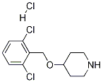 4-(2,6-Dichloro-benzyloxy)-piperidine hydrochloride Struktur