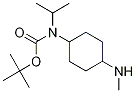 (1R,4R)-Isopropyl-(4-MethylaMino-cyclohexyl)-carbaMic acid tert-butyl ester Struktur