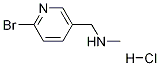 (6-BroMo-pyridin-3-ylMethyl)-Methyl-aMine hydrochloride Struktur