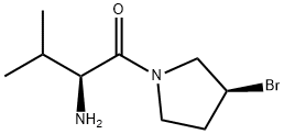 (S)-2-AMino-1-((S)-3-broMo-pyrrolidin-1-yl)-3-Methyl-butan-1-one Struktur