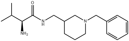 (S)-2-AMino-N-(1-benzyl-piperidin-3-ylMethyl)-3-Methyl-butyraMide Struktur