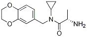 (S)-2-AMino-N-cyclopropyl-N-(2,3-dihydro-benzo[1,4]dioxin-6-ylMethyl)-propionaMide Struktur