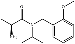 (S)-2-AMino-N-isopropyl-N-(2-Methoxy-benzyl)-propionaMide Struktur