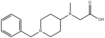 [(1-Benzyl-piperidin-4-yl)-Methyl-aMino]-acetic acid Struktur