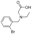 [(2-BroMo-benzyl)-ethyl-aMino]-acetic acid Struktur