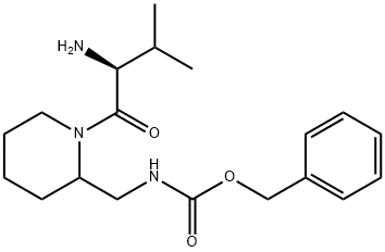 [1-((S)-2-AMino-3-Methyl-butyryl)-piperidin-2-ylMethyl]-carbaMic acid benzyl ester Struktur