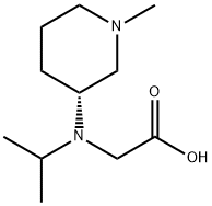 [Isopropyl-((R)-1-Methyl-piperidin-3-yl)-aMino]-acetic acid Struktur