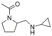 1-(2-CyclopropylaMinoMethyl-pyrrolidin-1-yl)-ethanone Struktur