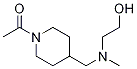 1-(4-{[(2-Hydroxy-ethyl)-Methyl-aMino]-Methyl}-piperidin-1-yl)-ethanone Struktur