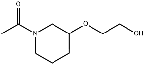 1-[3-(2-Hydroxy-ethoxy)-piperidin-1-yl]-ethanone Struktur