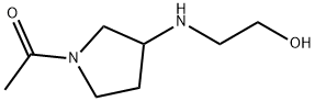 1-[3-(2-Hydroxy-ethylaMino)-pyrrolidin-1-yl]-ethanone Struktur