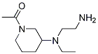 1-{3-[(2-AMino-ethyl)-ethyl-aMino]-piperidin-1-yl}-ethanone Struktur