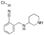 2-(Piperidin-3-ylaMinoMethyl)-benzonitrile hydrochloride Struktur